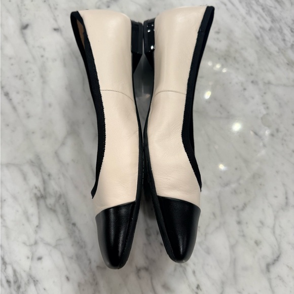 NEW Nine West Black and Cream Women's Flats Size 9 - Picture 3 of 8